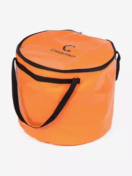 Ведро с крышкой Следопыт для рыбы, ПВХ, 49х49х40 см, цвет оранжевый., Оранжевый