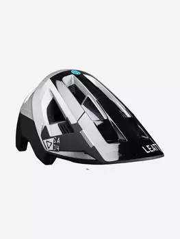 Велошлем Leatt MTB All Mountain 4.0 Helmet, Brushed, M, 2025 (1024120351), Черный