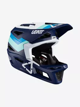 Велошлем Leatt MTB Gravity 4.0 Helmet, Blue, L, 2024 (1024120142), Голубой