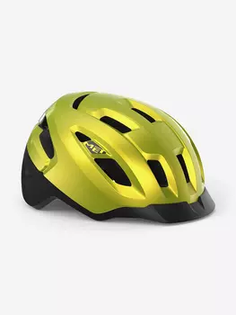 Велошлем Met Urbex MIPS, Metallic Lime Yellow, M, 2025 (3HM140CE00MGI1), Желтый