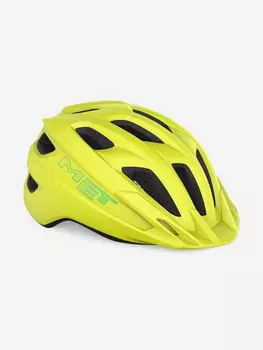 Велошлем подростковый Met Crackerjack, Lime, OS, 2025 (3HM147CE00UNGI1), Желтый