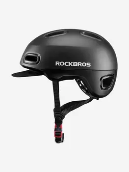 Велошлем ROCKBROS городской Breton черный, Черный