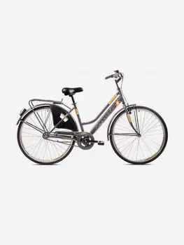 Велосипед CAPRIOLO CITY AMSTERDAM LADY (1 X 3), рама сталь 18'', колёса 28'' (графит), Черный
