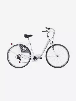 Велосипед CAPRIOLO CITY DIANA STEEL (1 X 6), рама сталь 18'', колёса 28'' (белый), Белый