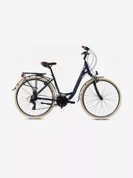 Велосипед CAPRIOLO TOURING ELEGANCE LADY (3 X 7), рама алюминий 18'', колёса 28'' (тёмно-синий), Синий