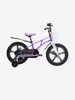 Велосипед детский Maxiscoo Air Deluxe 18", Фиолетовый