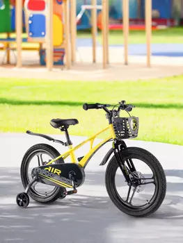 Велосипед детский Maxiscoo Air Pro 18", Желтый