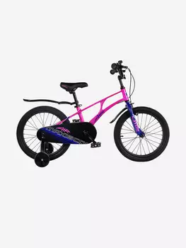 Велосипед Детский Maxiscoo AIR Стандарт Розовый Жемчуг (2024) 18", Мультицвет
