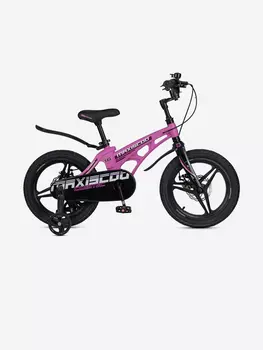 Велосипед детский Maxiscoo COSMIC Deluxe 16'', розовый матовый, 2025, Розовый