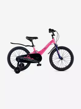 Велосипед детский Maxiscoo JAZZ Pro 18'', розовый сапфир, 2025, Розовый