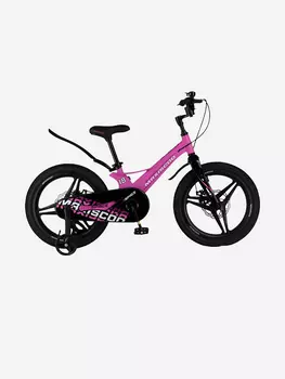 Велосипед Детский Maxiscoo SPACE Делюкс Ультра-розовый Матовый (2024) 18", Мультицвет