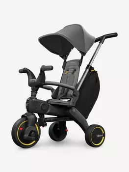 Велосипед детский трехколесный складной Doona Liki Trike S3, Серый