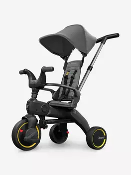 Велосипед детский трехколесный складной Doona Liki Trike S1, Серый