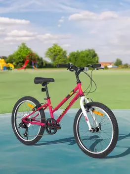 Велосипед для девочек Denton Shine 1.0 20", собран на 98%, Розовый