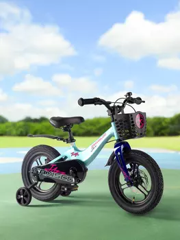 Велосипед для девочек Maxiscoo Jazz Pro 14", Голубой