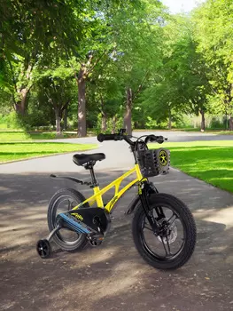 Велосипед для мальчиков Maxiscoo Air Pro 16", Желтый
