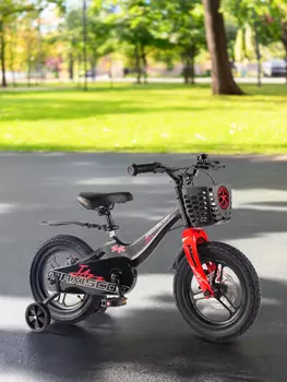 Велосипед для мальчиков Maxiscoo Jazz Pro 14", Черный