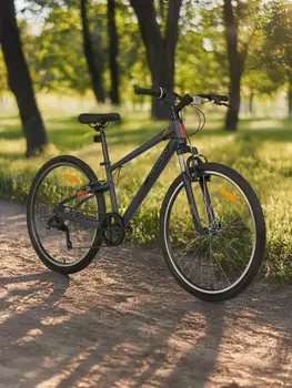 Велосипед горный Denton Storm 2.0 26", собран на 98%, Серый