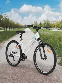 Велосипед горный женский Denton Aura 1.0 26", Белый
