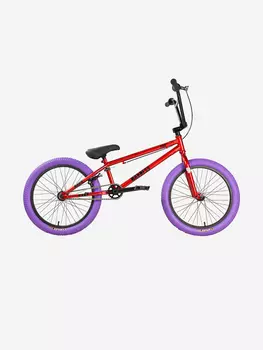 Велосипед подростковый Stark Madness BMX 5 Cr-Mo красный/черный/фиолетовый, Красный
