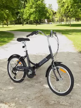 Велосипед складной Denton Journey 20" 2024, Черный