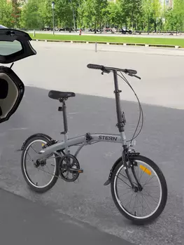 Велосипед складной Stern Compact 1.0 20", собран на 98%, Серый