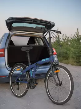 Велосипед складной Stern Compact 24", собран на 98%, Синий