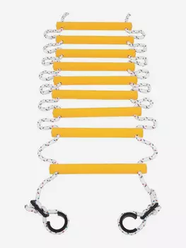 Веревочная лестница пластиковая Sportlim Желтая, Желтый