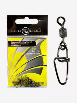 Вертлюг для рыбалки ECOPRO EP-305 ( 1упк. по 10шт.), Серый