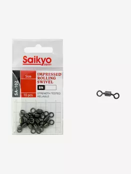 Вертлюг Saikyo SA-102 (1упк. по 10 шт.), Черный