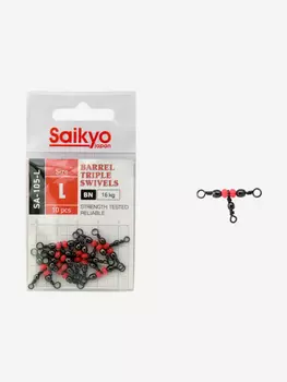 Вертлюг Saikyo SA-105-L ( 1упк. по 10 шт.), Черный