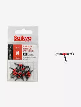 Вертлюг Saikyo SA-105-M ( 1упк. по 10 шт.), Черный