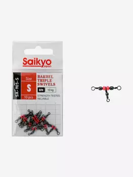 Вертлюг Saikyo SA-105-S ( 1упк. по 10 шт.), Черный