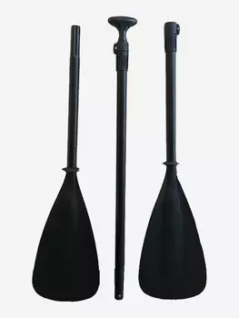 Весло для SUP iTAOSTAR, 2 в 1 для доски/каяка, алюминий, Черный