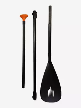 Весло для SUP Shark, карбоновое, разборное, Черный