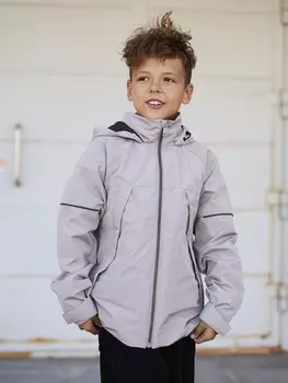 Ветровка для мальчика batik Айк серебристо-бежевый, Бежевый