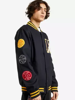 Бомбер мужской New Era Heritage Varsity, Синий, размер 48