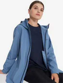 Ветровка женская Jack Wolfskin Desert, Голубой