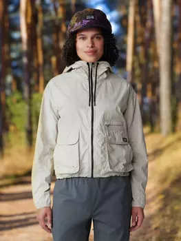 Ветровка женская Mountain Hardwear Stryder Full Zip, Бежевый