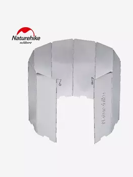 Ветрозащитный экран Naturehike 10 шторок, Серый