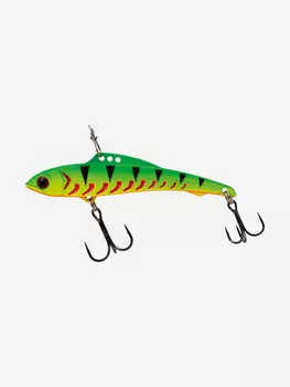 Виб (тонущий воблер) для зимней рыбалки ECOPRO Roka Slim 90мм 28г 078 Fire Tiger, Зеленый