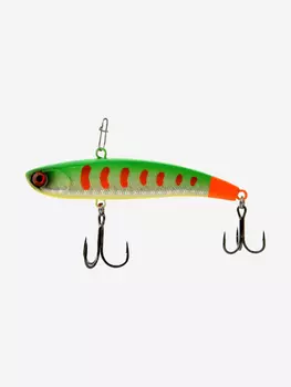 Виб (тонущий воблер) для зимней рыбалки ECOPRO Nemo Slim 60 мм 12г, 009-Lemon Red Taг, Зеленый
