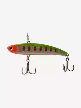 Виб (тонущий воблер) для зимней рыбалки ECOPRO Nemo Slim 60 мм 12г 023 Broken Lime, Зеленый