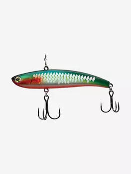 Виб (тонущий воблер) для зимней рыбалки ECOPRO Nemo Slim 80 мм 22г 055 Shiny Shad, Зеленый