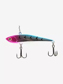 Виб (тонущий воблер) для зимней рыбалки ECOPRO Sharkey 75мм 15г 047-Psychedelic Shad, Голубой