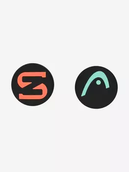 Виброгаситель Head Zverev Dampener 2 pcs Pack, Черный