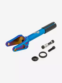 Вилка для трюкового самоката Комета IHC, колесо 120мм x 30мм, Синий