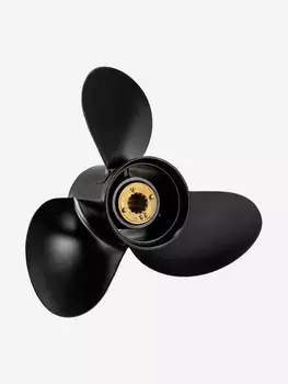Винт гребной алюминиевый Skipper для Mercury 25-70 3 x 10-3/4" x 12", Черный