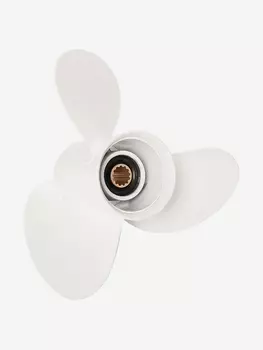 Винт лодочного мотора , гребной винт , Yamaha , алюминий , 40 - 60 л.с. , 3 x 11 1/4" x 14" , Skipper, Белый