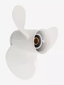 Винт лодочного мотора, гребной винт, Yamaha, алюминий, 40 - 60 л.с., 3 x 11 1/8" x 13", Skipper, лопастей - 3, шаг 13", Белый